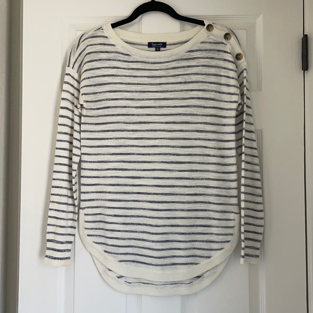 Splendid Lightweight Striped Sweater